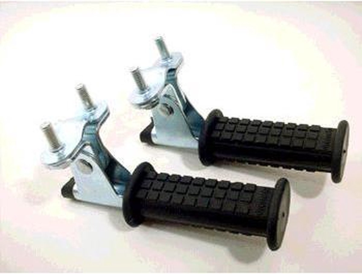 Bobike Voetsteunen 1110 Achtervork Set - Zwart