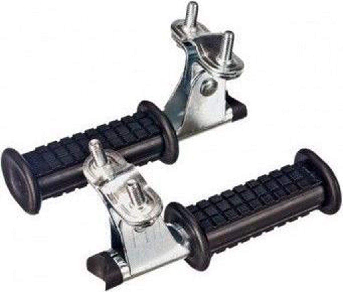 Bobike Voetsteunen 1110 Achtervork Set - Zwart