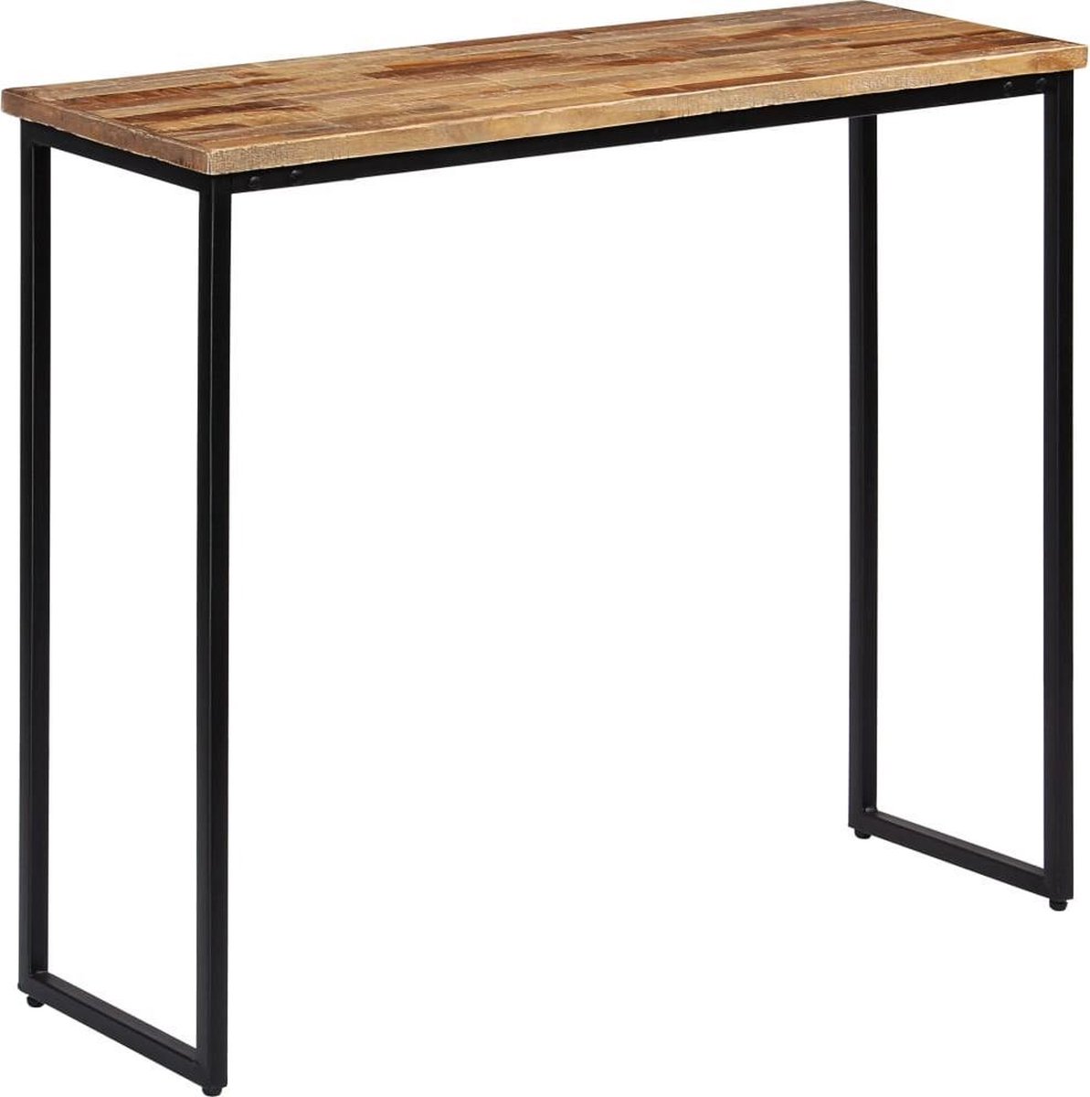 Vidaxl Wandtafel 90x30x76 Cm Massief Gerecycled Teakhout - Bruin