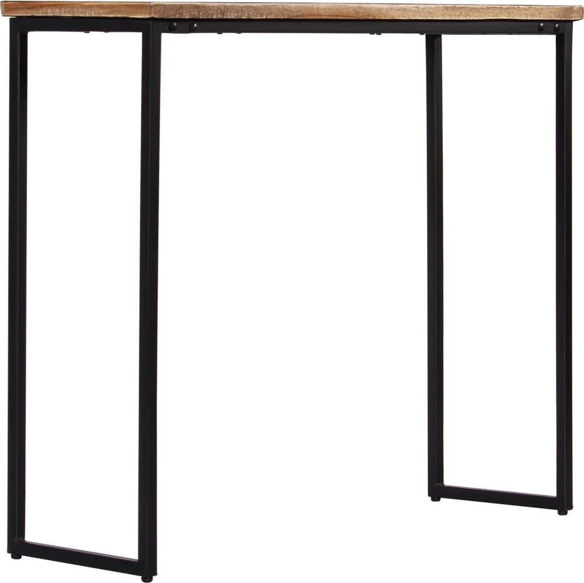 Vidaxl Wandtafel 90x30x76 Cm Massief Gerecycled Teakhout - Bruin