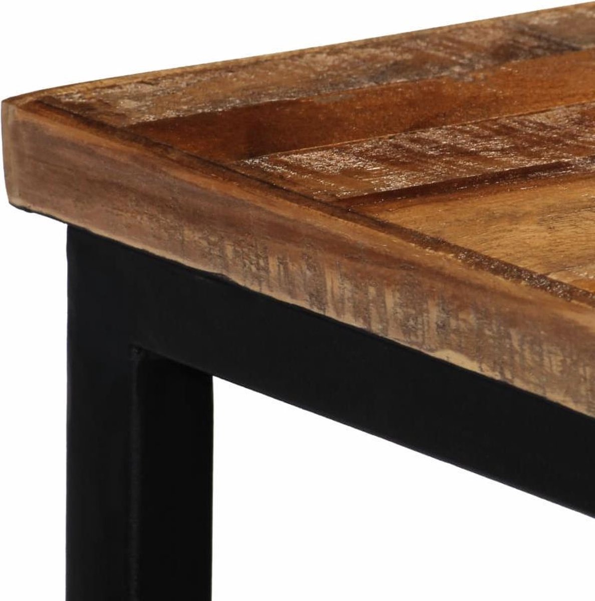 Vidaxl Wandtafel 90x30x76 Cm Massief Gerecycled Teakhout - Bruin