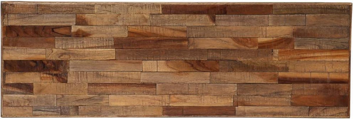 Vidaxl Wandtafel 90x30x76 Cm Massief Gerecycled Teakhout - Bruin