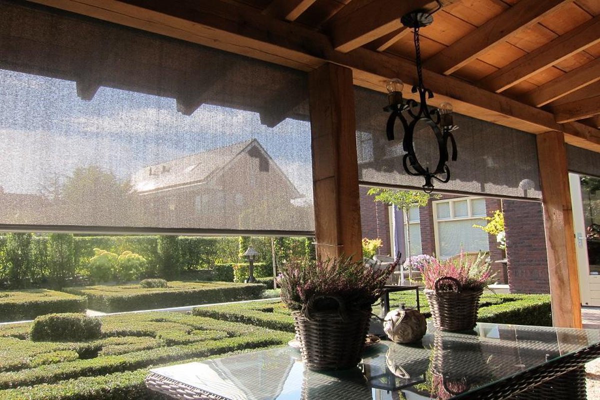 Nesling Rolgordijn (B) 2,48 X 2,4m Antraciet - Grijs