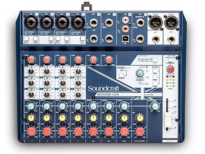 SoundCraft Notepad-12FX mengpaneel