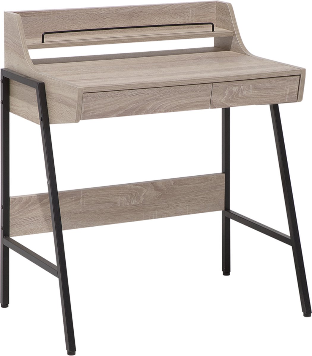 Beliani Broxton Bureau Mdf 46 X 73 Cm - Bruin