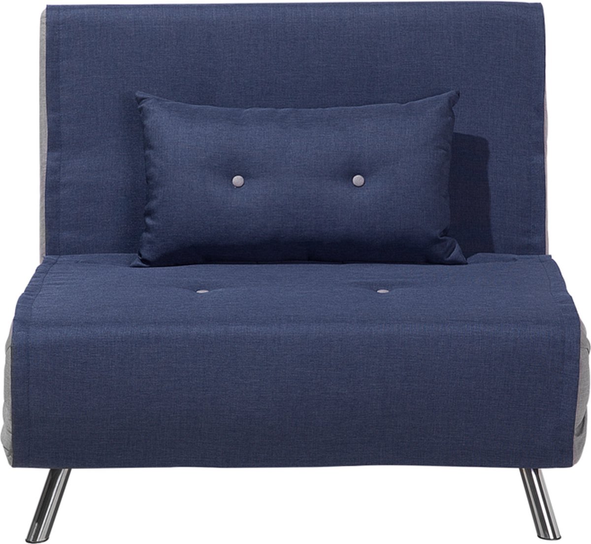 Beliani Farris Slaapbank Polyester 87 X 100 Cm - Blauw