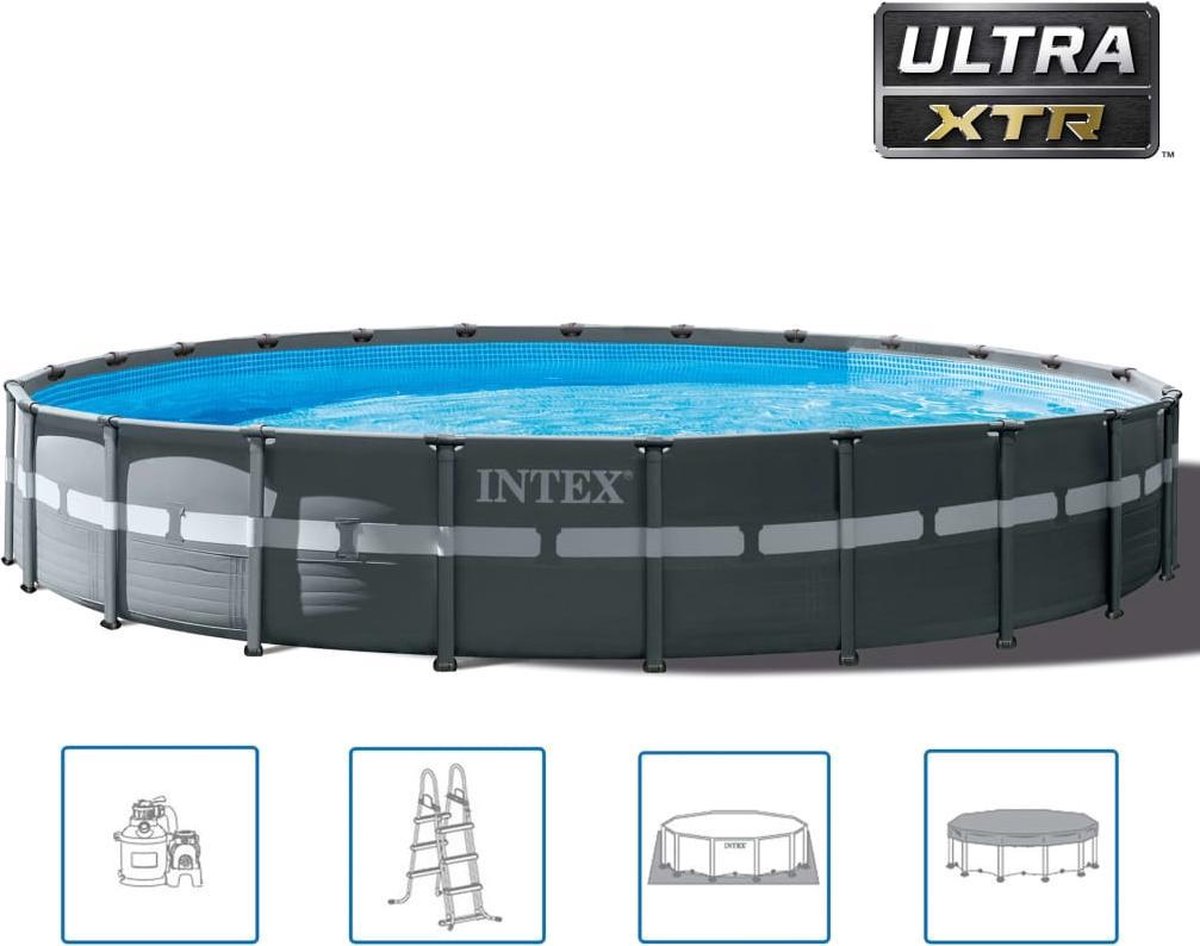 Intex Ultra Xtr Frame Zwembadset Rond 732x132 Cm 26340gn