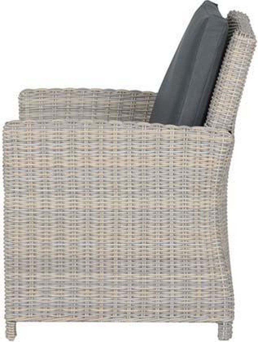 Garden Impressions - Vancouver Dining Stoel - Vintage Willow - Grijs