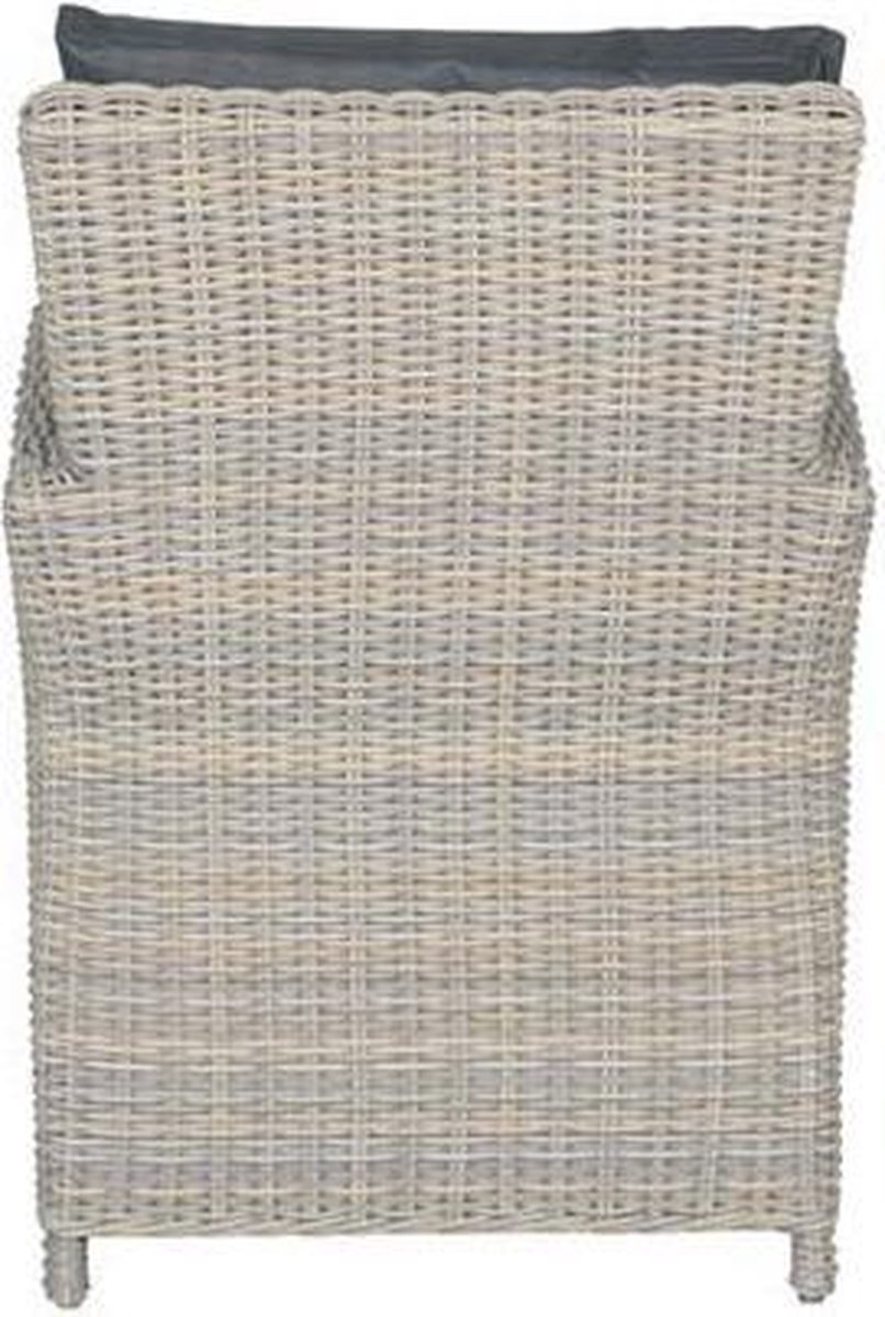 Garden Impressions - Vancouver Dining Stoel - Vintage Willow - Grijs