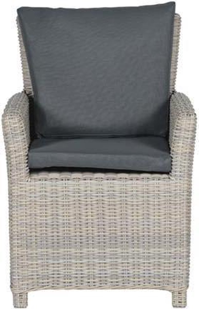 Garden Impressions - Vancouver Dining Stoel - Vintage Willow - Grijs