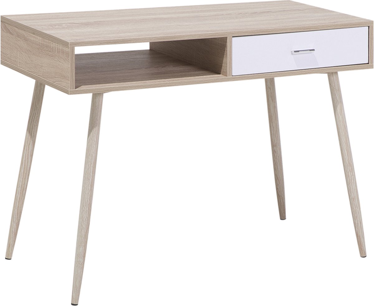 Beliani Deora Bureau Mdf 48 X 100 Cm - Bruin