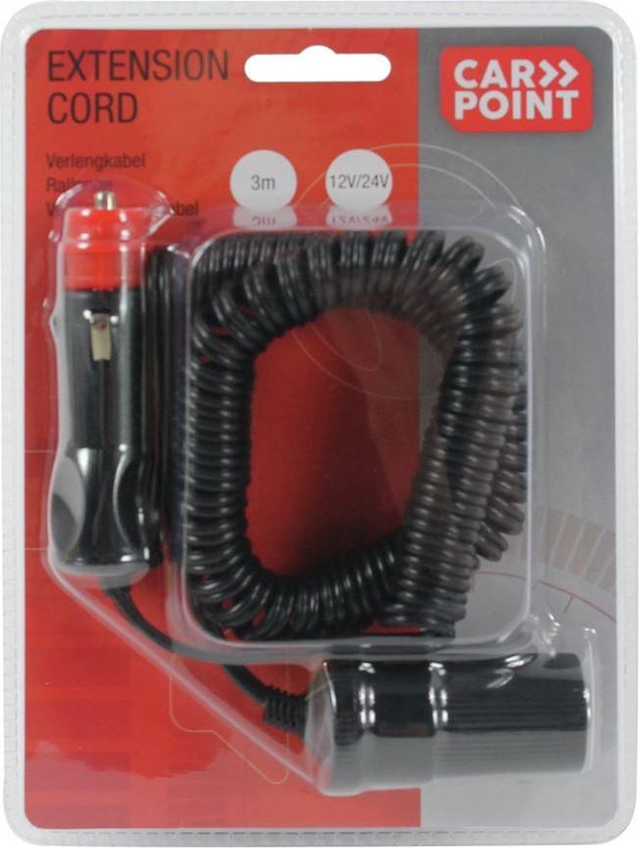 CarPoint Verlengkabel 3 Meter 12/24v
