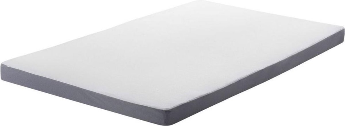 Beliani Piccolo Schuimmatras Polyester 200 X 90 Cm - Blanco