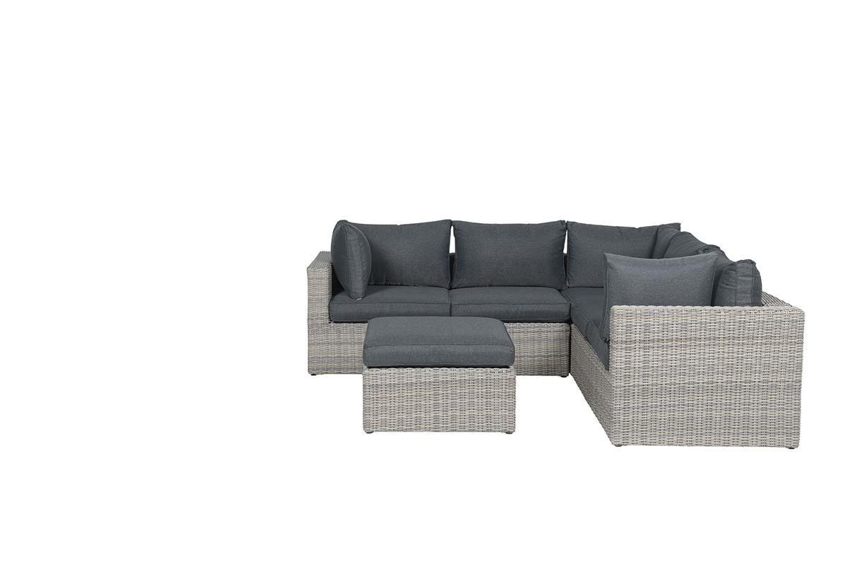 Garden Impressions - Formiga Loungeset 4-delig Vintage Willow - Grijs