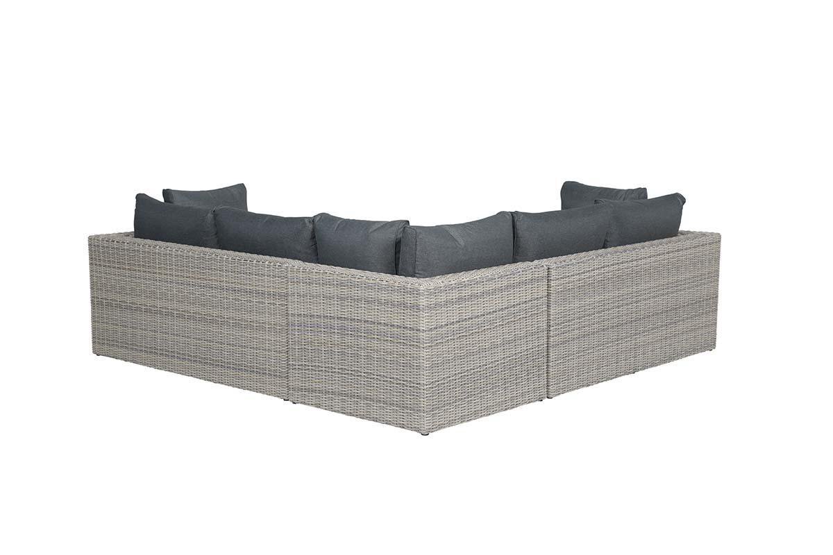 Garden Impressions - Formiga Loungeset 4-delig Vintage Willow - Grijs