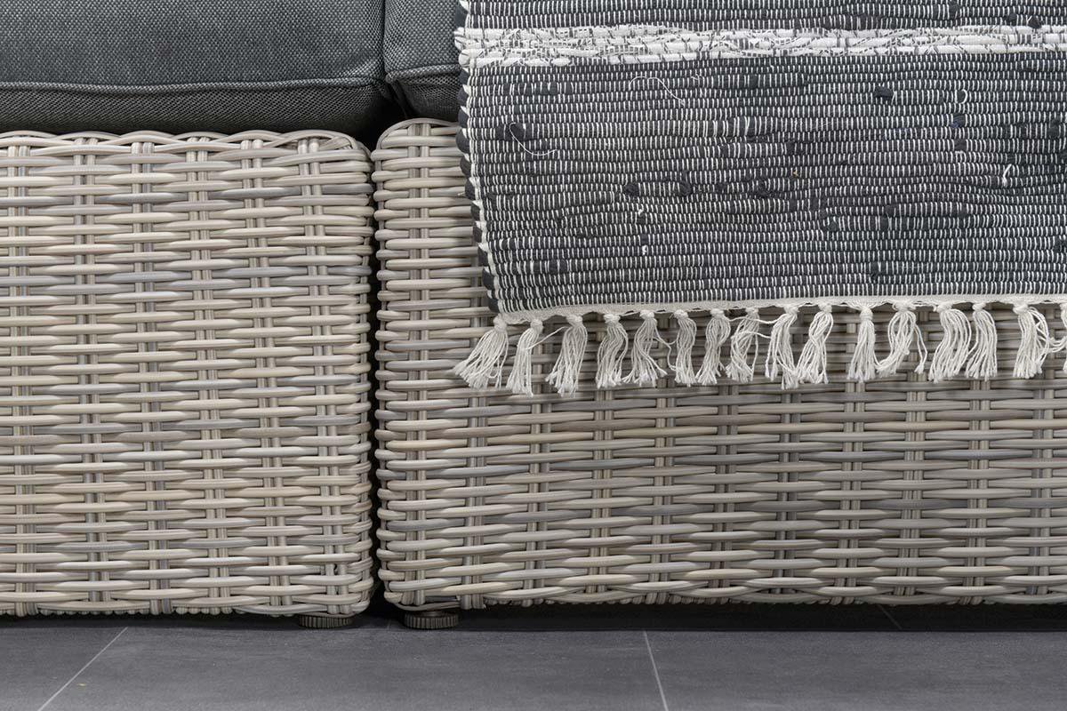 Garden Impressions - Formiga Loungeset 4-delig Vintage Willow - Grijs