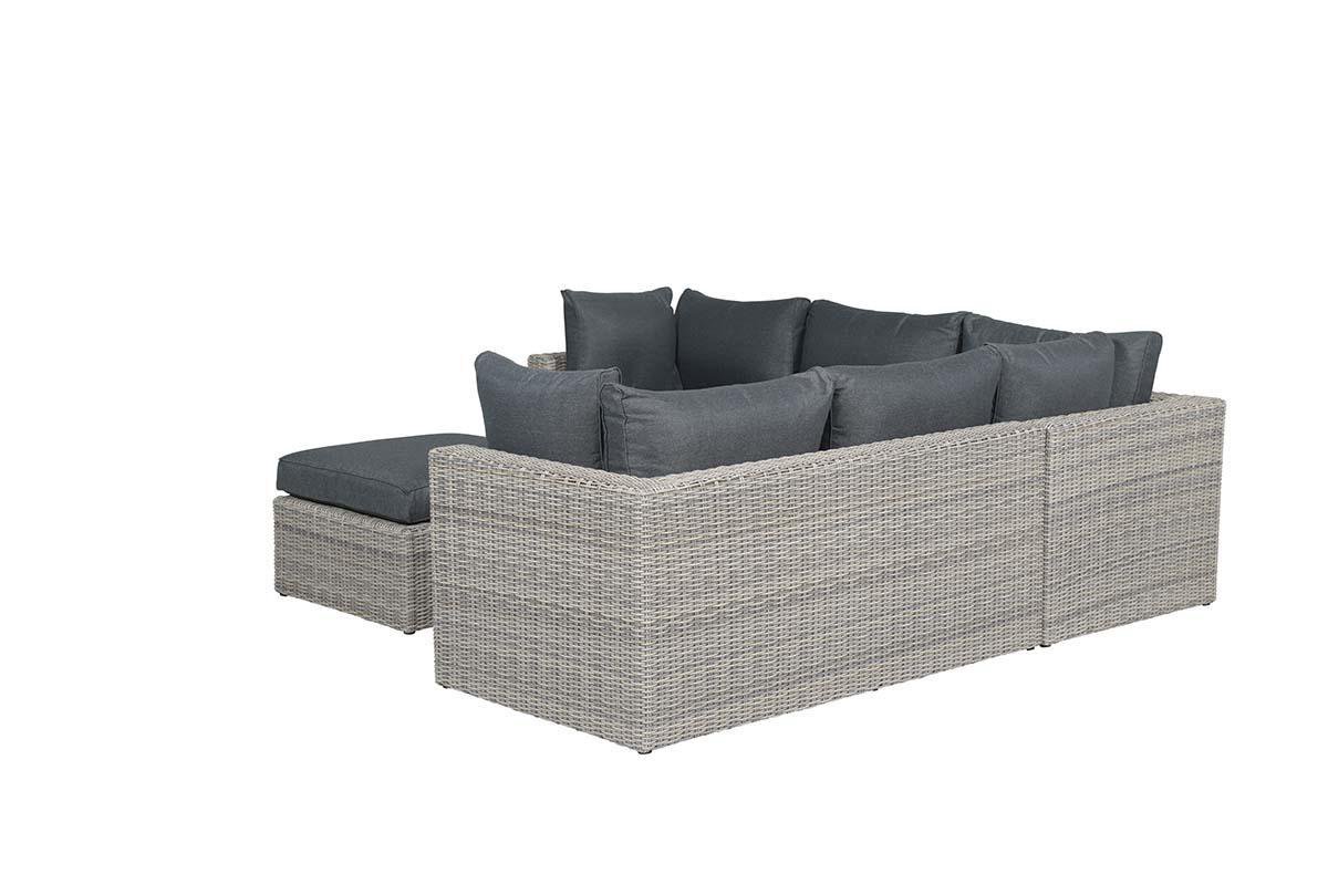 Garden Impressions - Formiga Loungeset 4-delig Vintage Willow - Grijs