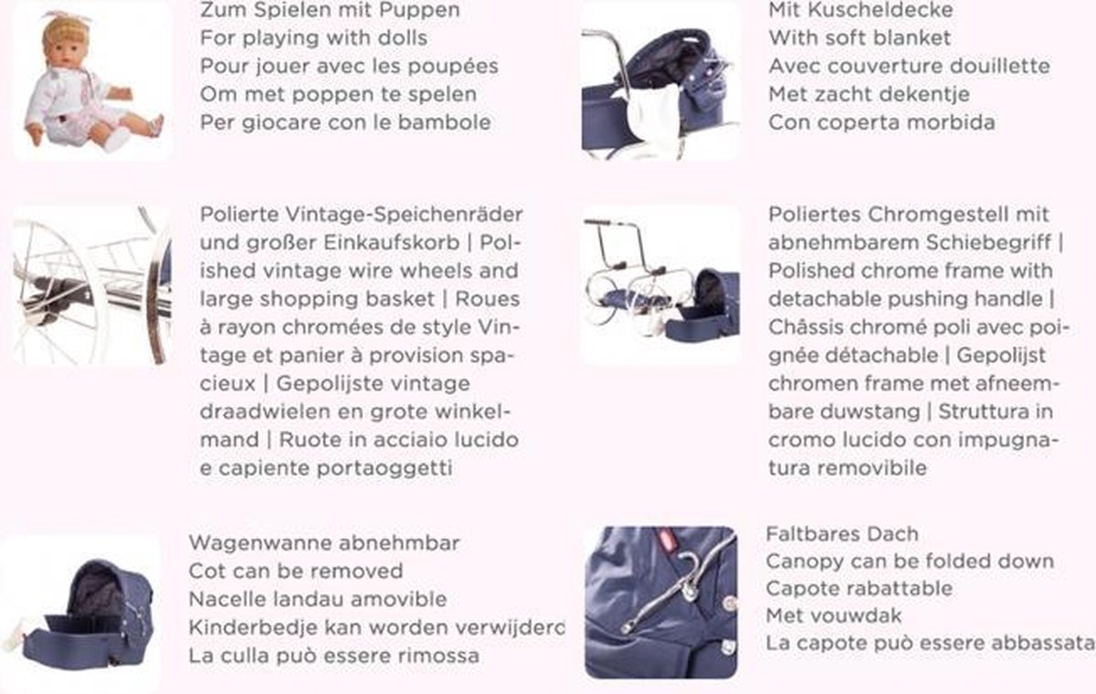 Götz Needful Things, Kinderwagen """"Classic""""