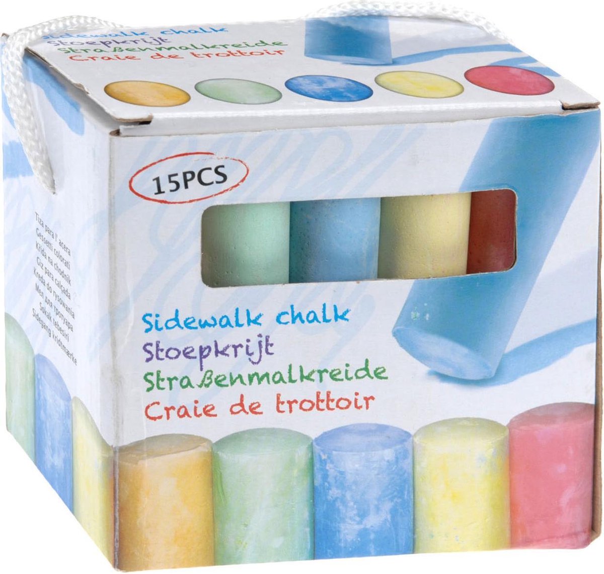 TOM Stoepkrijt 15-delig 11 Cm
