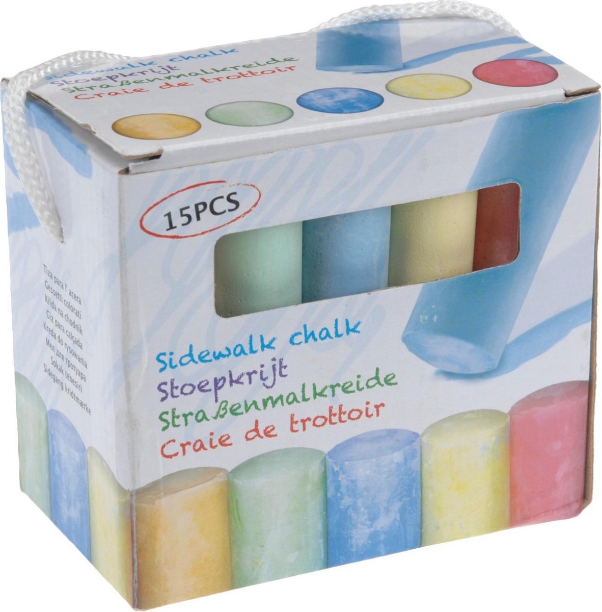 TOM Stoepkrijt 15-delig 11 Cm