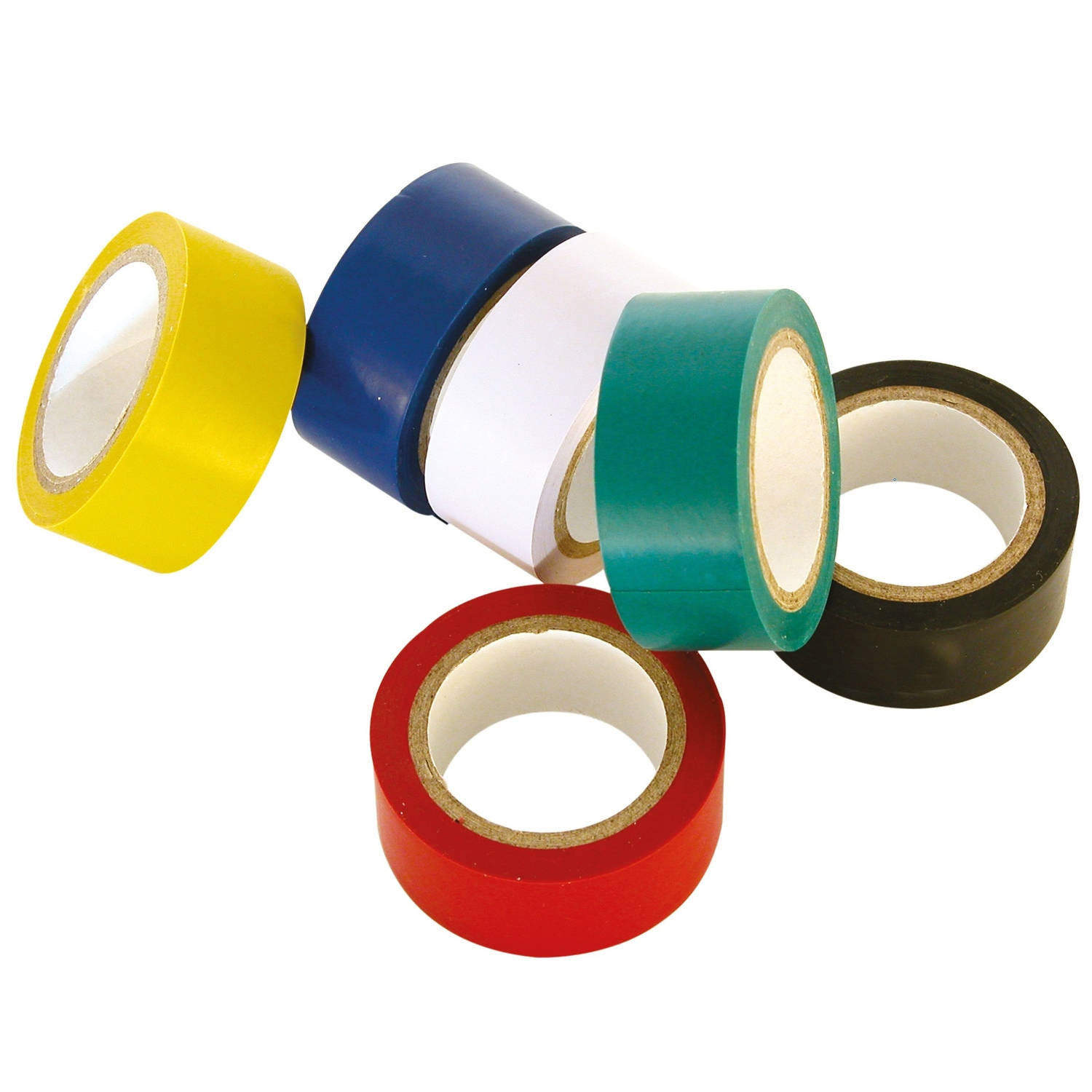 CarPoint Isolatietape 5 Meter 6 Stuks Multicolor