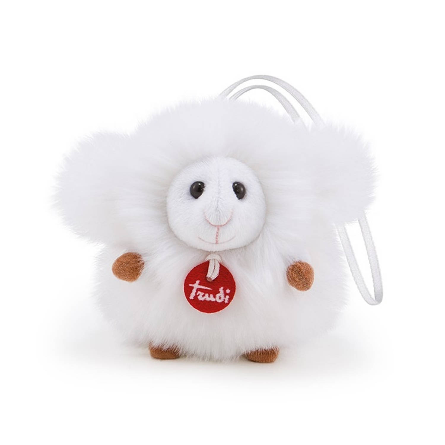 Trudi Knuffel Charm Schaap 10 Cm Maat Xxs - Wit