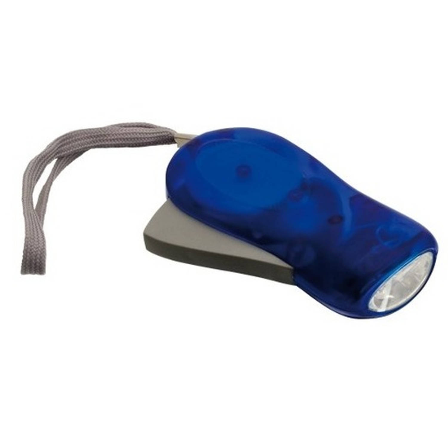 Knijpkat Zaklamp 10,5 Cm - Zaklampje Sleutelhanger - Blauw