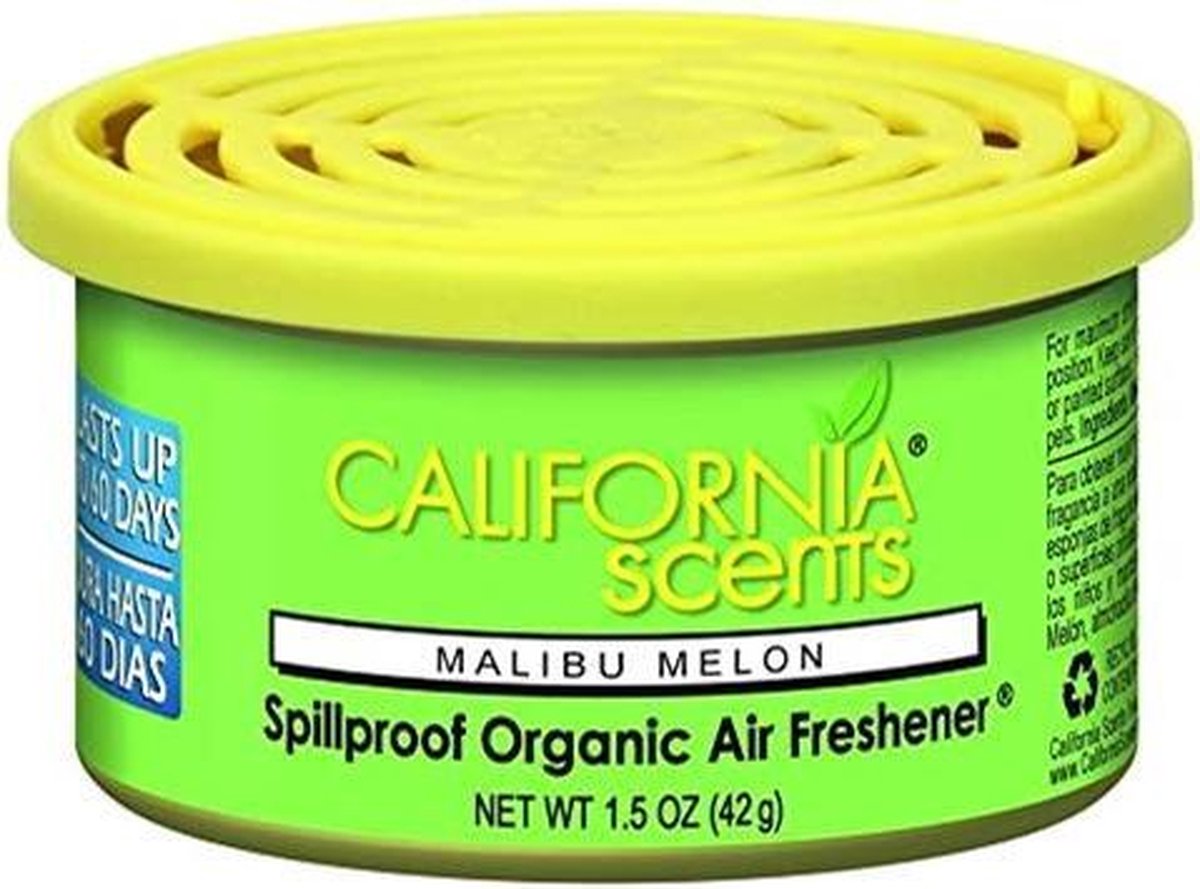 California Scents Luchtverfrisser Malibu Melon 42 Gram