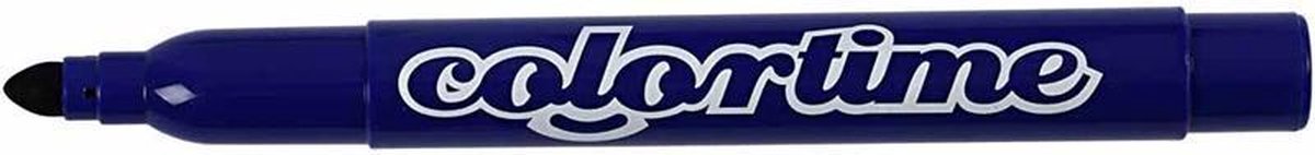 Colortime Stiften Lijndikte 5 Mm Donker 12 Stuks - Blauw