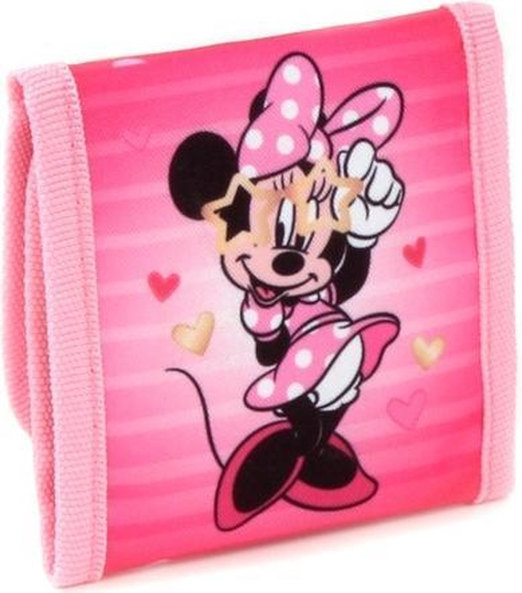 Disney Portemonnee Minnie Mouse Looking Fabulous 10 X 10 Cm - Roze