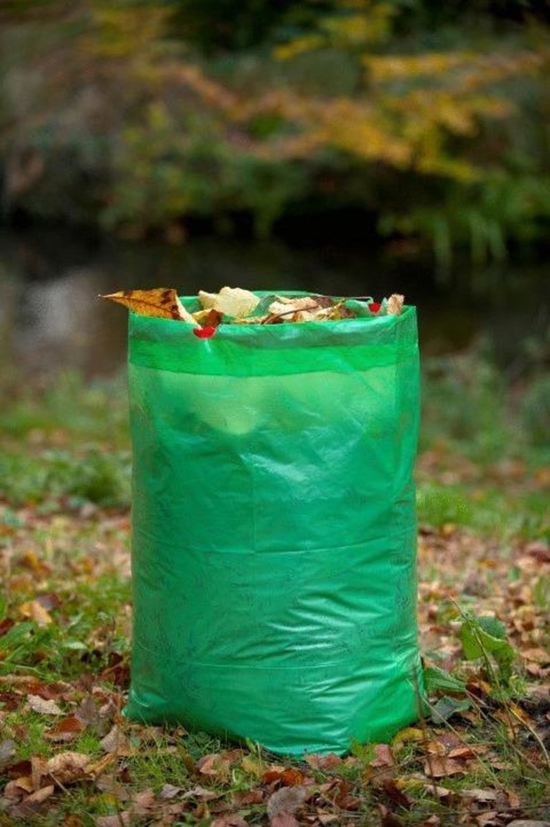 Nature Tuinafvalzak 100 L H70x Dia. 45cm Set A 3 Stuks - Groen