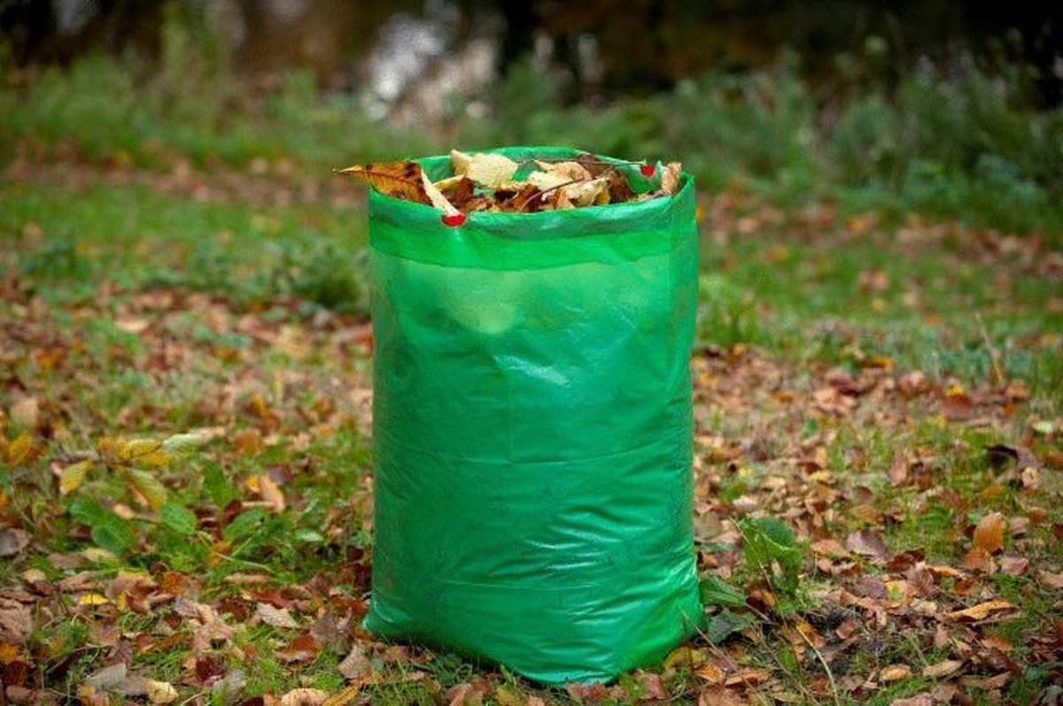 Nature Tuinafvalzak 100 L H70x Dia. 45cm Set A 3 Stuks - Groen