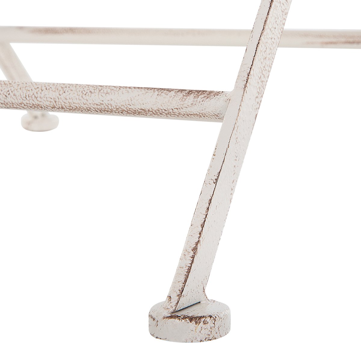 Beliani Trieste Balkonset Ijzer 70 X 53 Cm - Beige