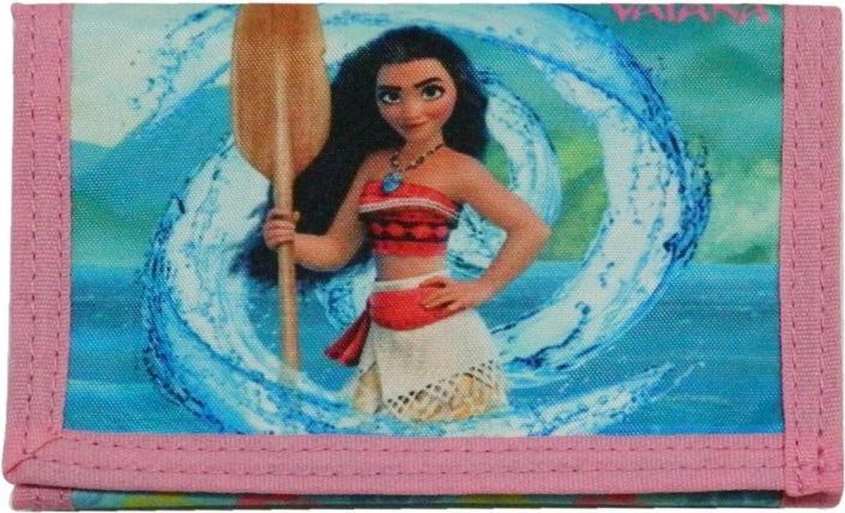 Disney Portemonnee Vaiana 7,5 X 13 Cm - Blauw