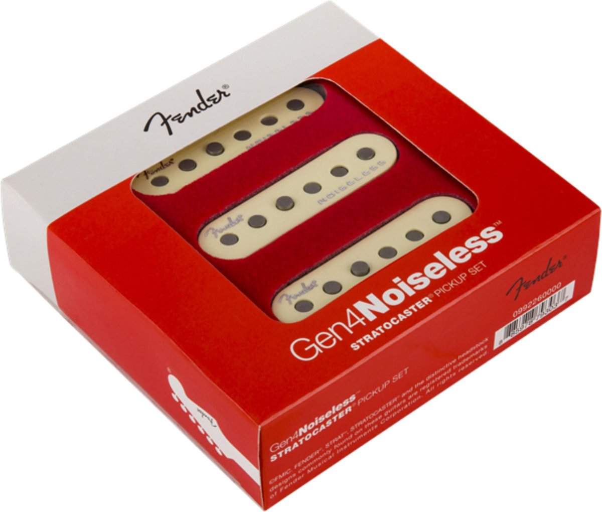 Fender Gen 4 Noiseless Stratocaster Pickup Set