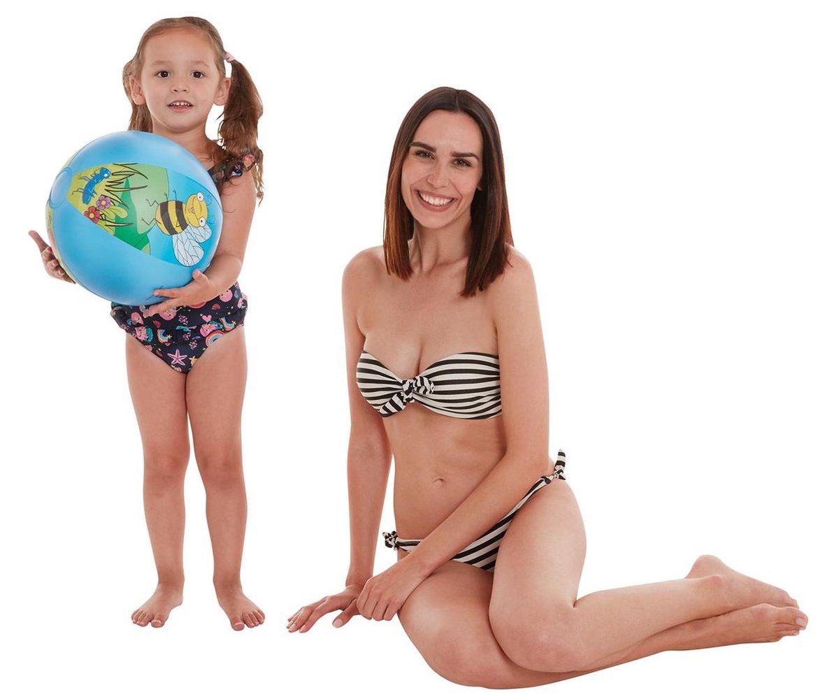 Happy People Strandbal 29 Cm - Blauw