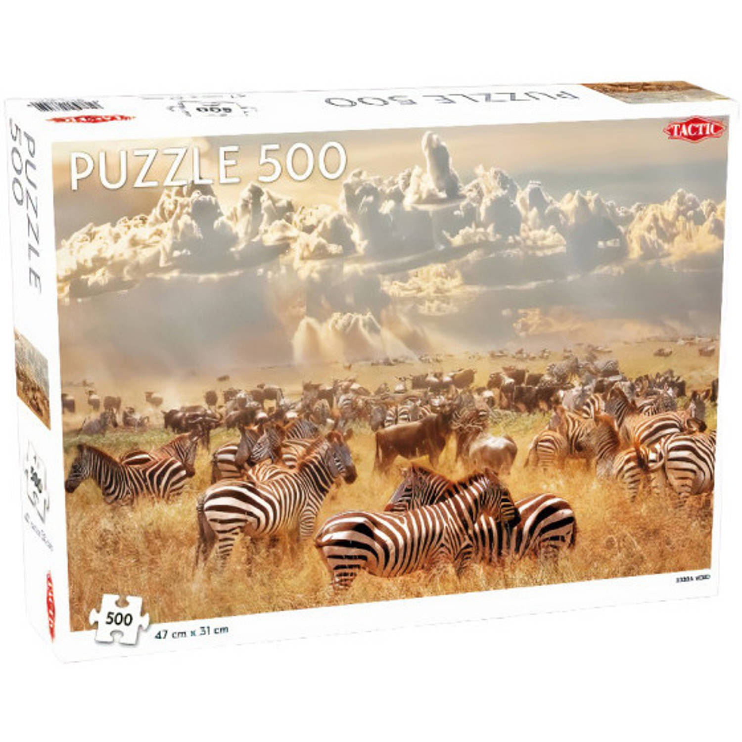 Tactic Legpuzzel Zebra's 47 X 31 Cm Karton 500 Stukjes