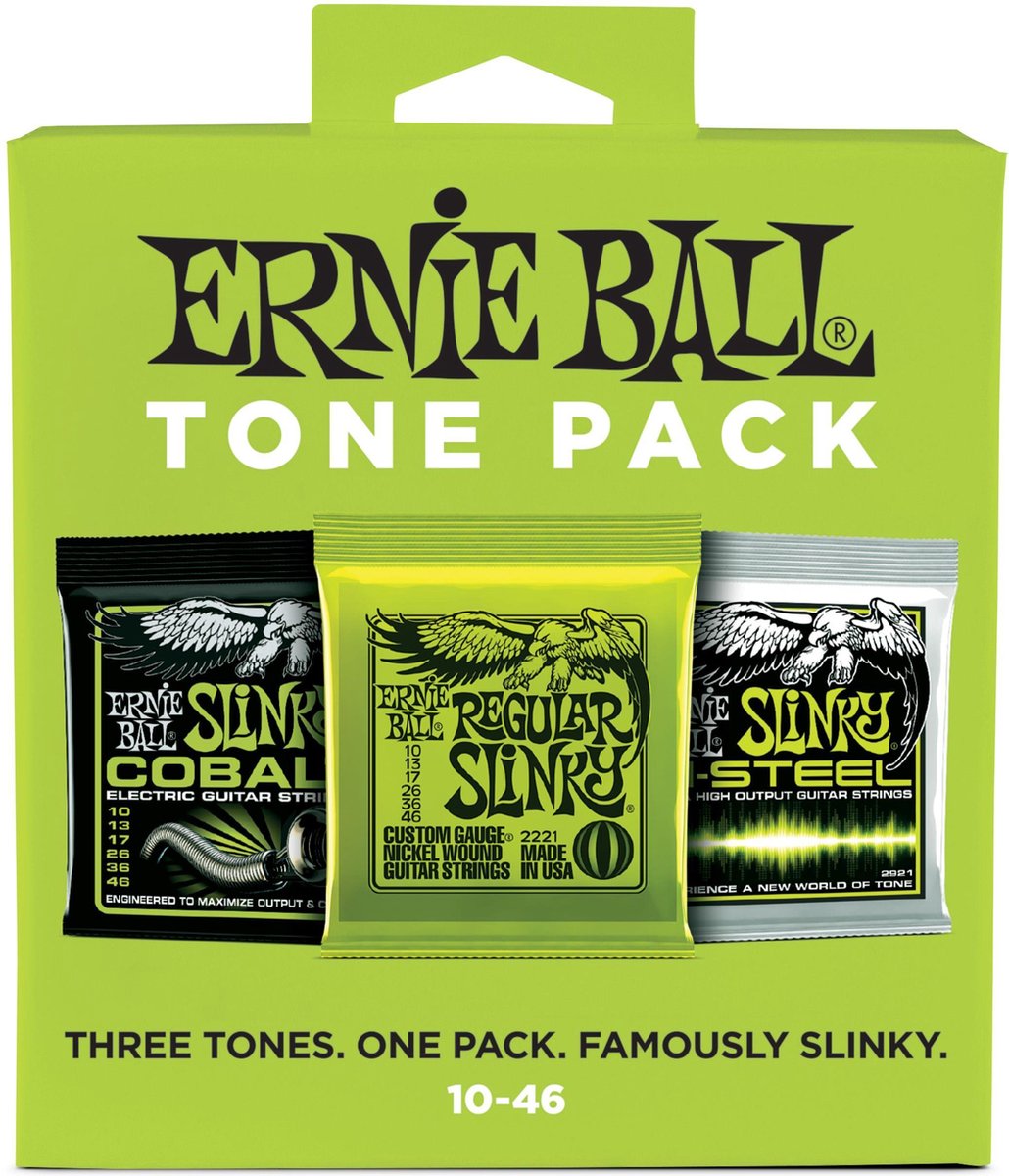 Ernie Ball 3331 Electric Tone Pack 10-46