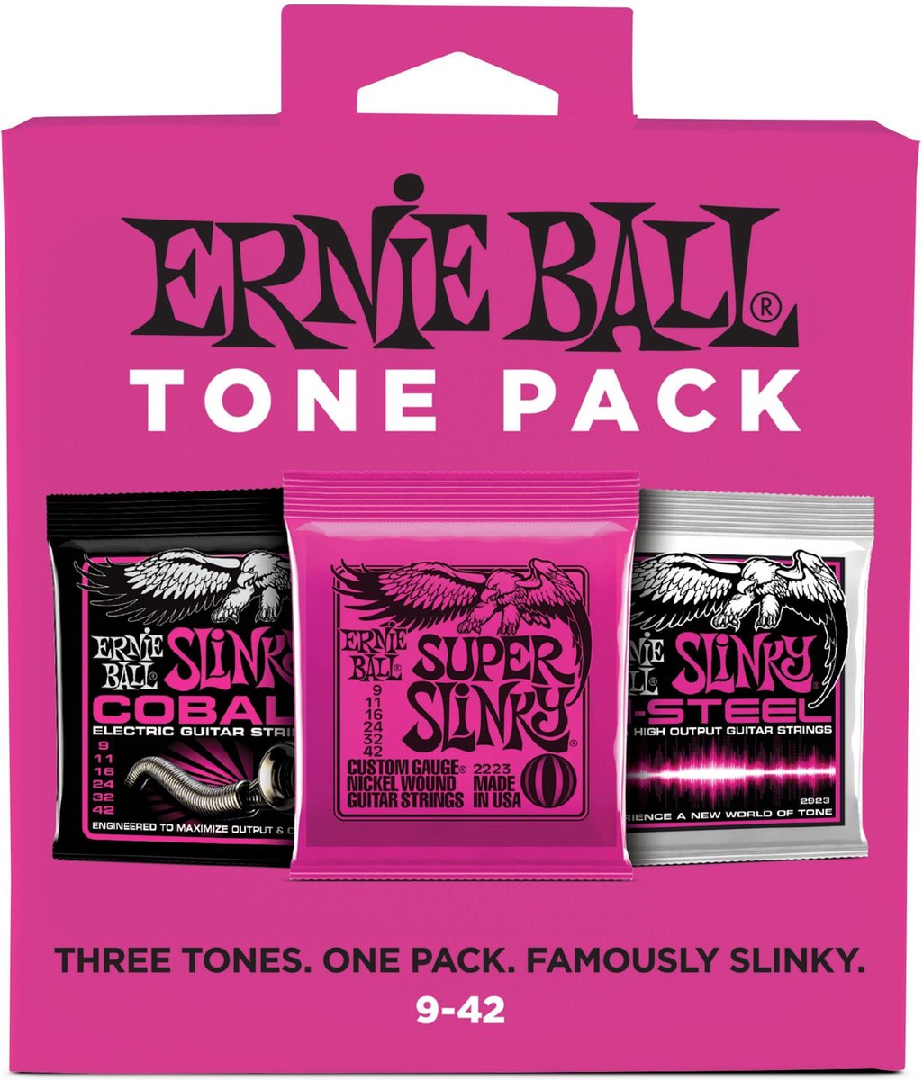 Ernie Ball 3333 Electric Tone Pack 9-42