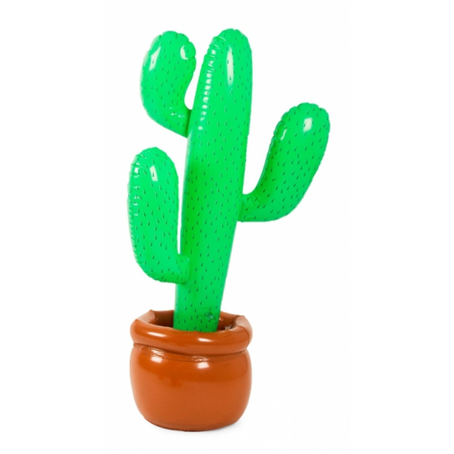 Opblaasbare Cactus In Pot 85 Cm - Opblaasfiguur Cactus