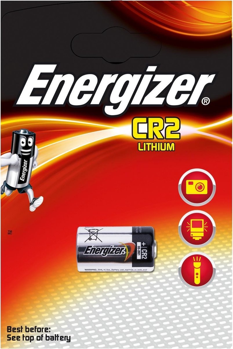 Energizer Batterij Photo Lithium Cr2, Op Blister