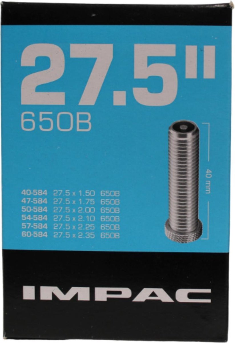 Impac Binnenband 27,5 Inch (40/60-584) Av 40 Mm - Zwart