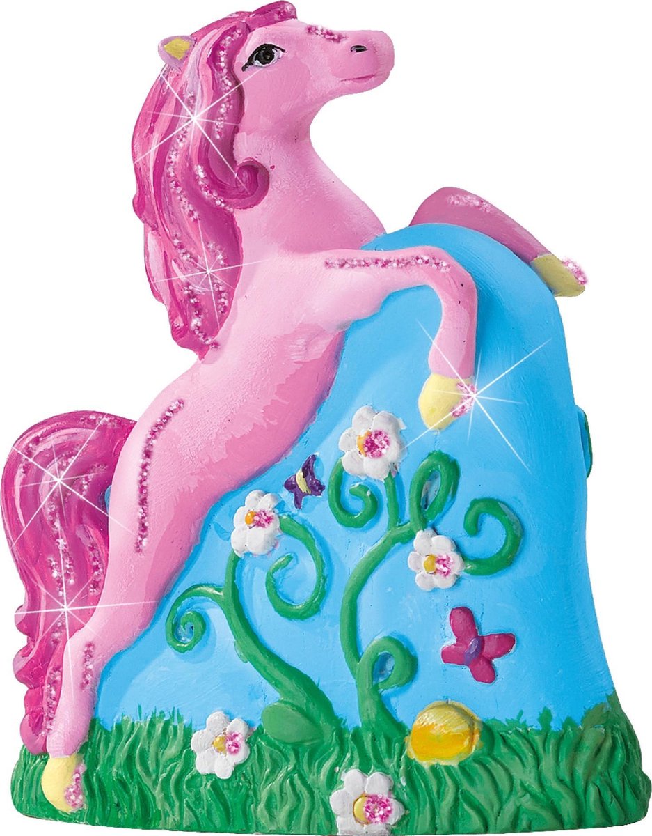 Ses gips gieten en schilderen paarden 19-delig