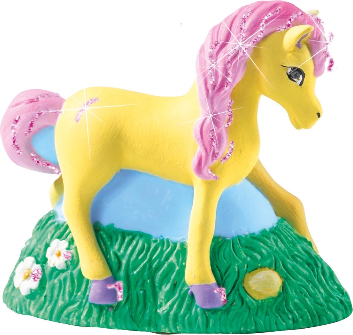 Ses gips gieten en schilderen paarden 19-delig