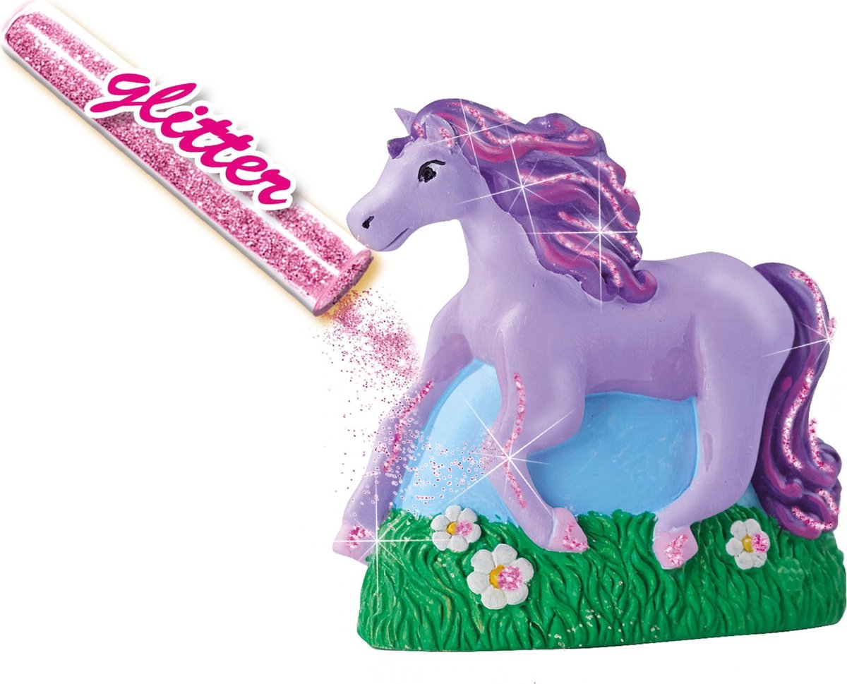 Ses gips gieten en schilderen paarden 19-delig