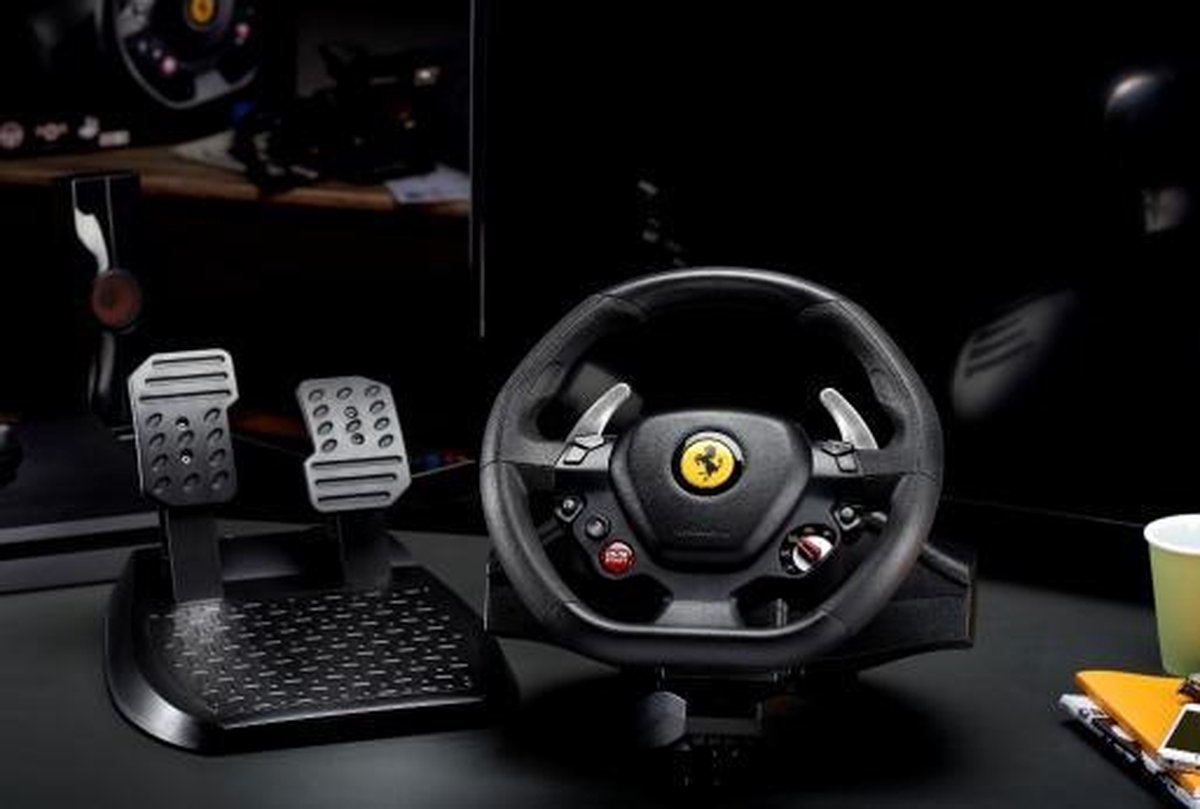 Thrustmaster T80 RW Ferrari 488 GTB Edition PS4 & PC - Zwart
