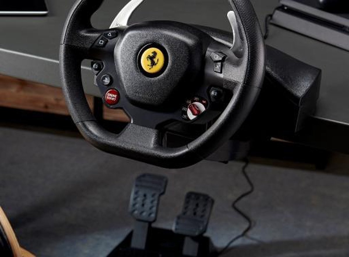 Thrustmaster T80 RW Ferrari 488 GTB Edition PS4 & PC - Zwart