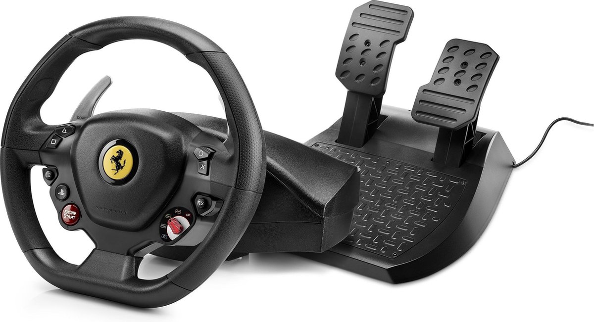 Thrustmaster T80 RW Ferrari 488 GTB Edition PS4 & PC - Zwart