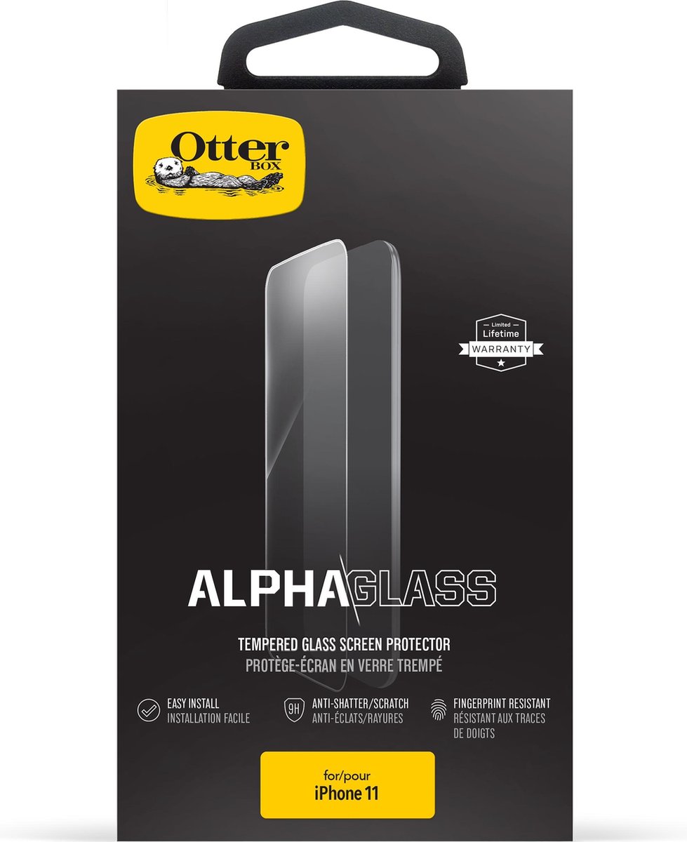 Otterbox Clearly Protected Alpha Glass Apple iPhone Xr/11 Screenprotector