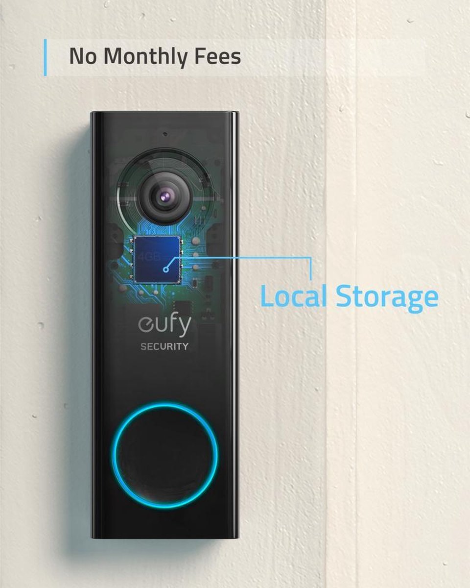 Eufy by Anker Video Doorbell Battery Set - Zwart